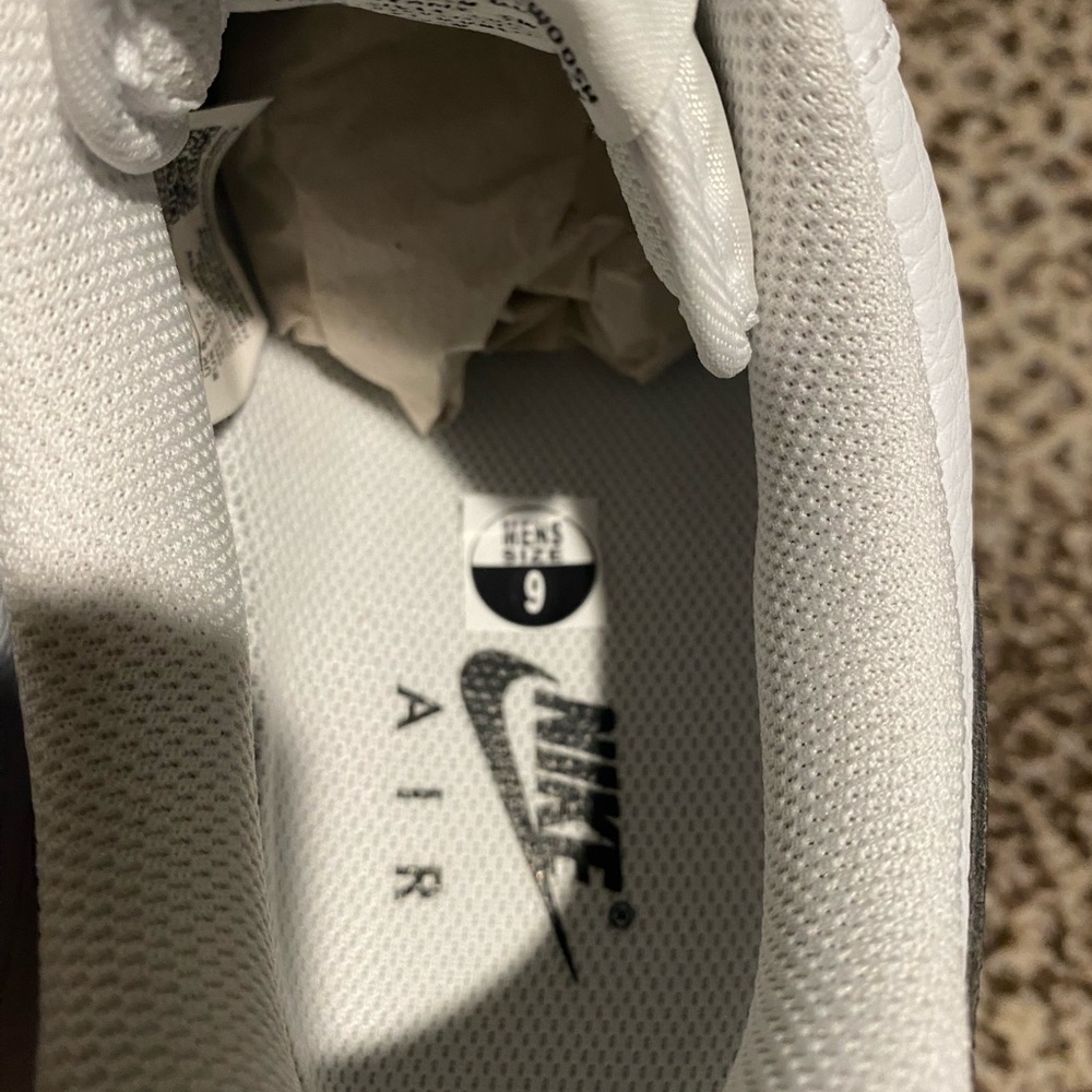 Nike Air Force 1 White with Black Swoosh - Picture 5 of 9